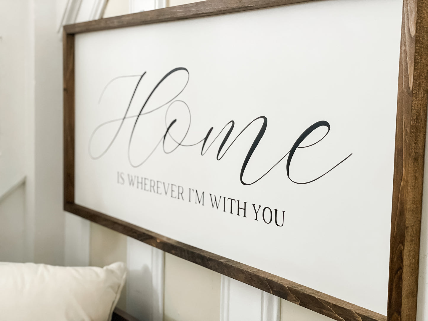 Home Is Wherever I'm With You Sign