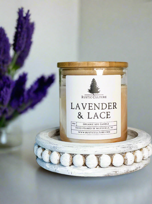 Lavender and Lace candle.