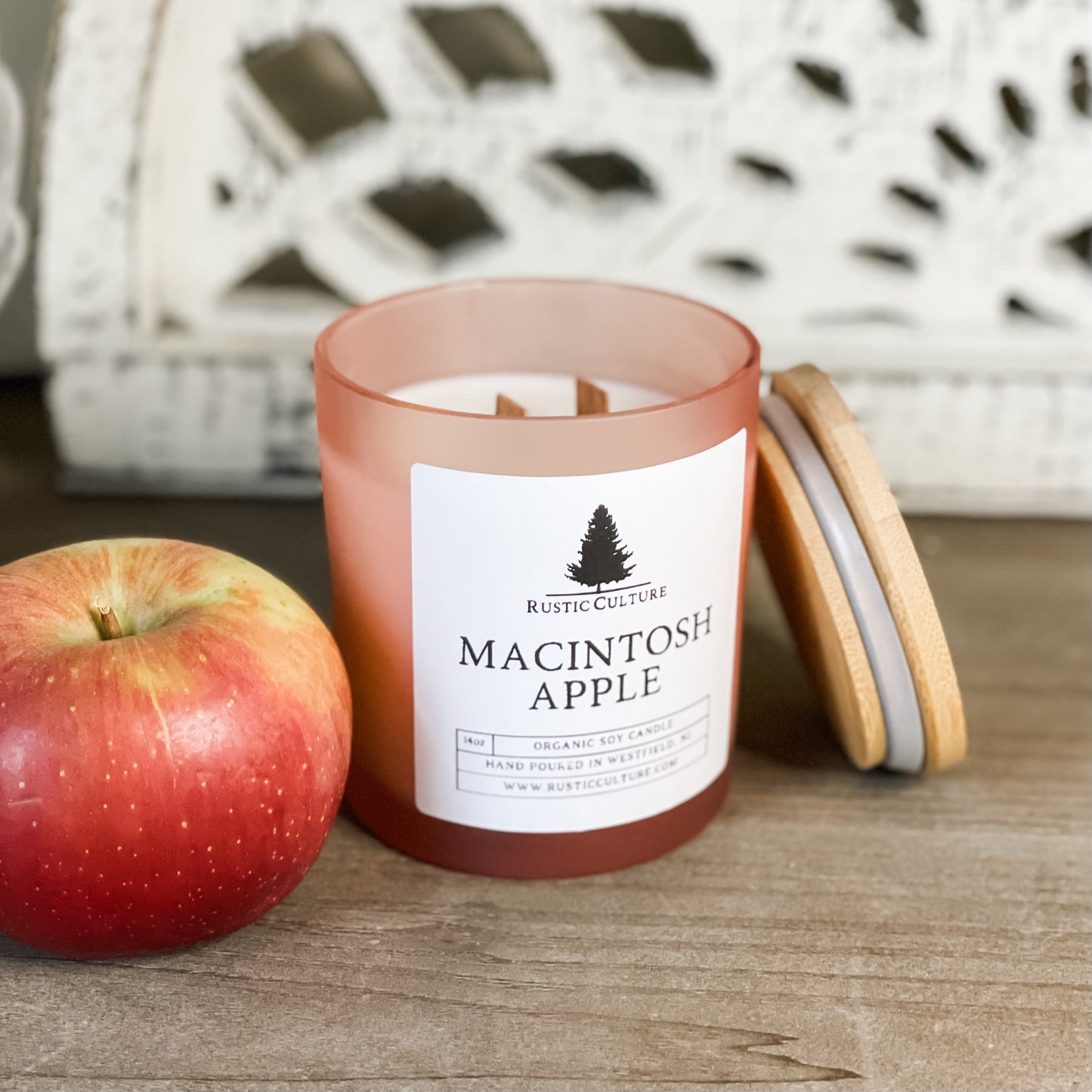 Macintosh Apple Candle