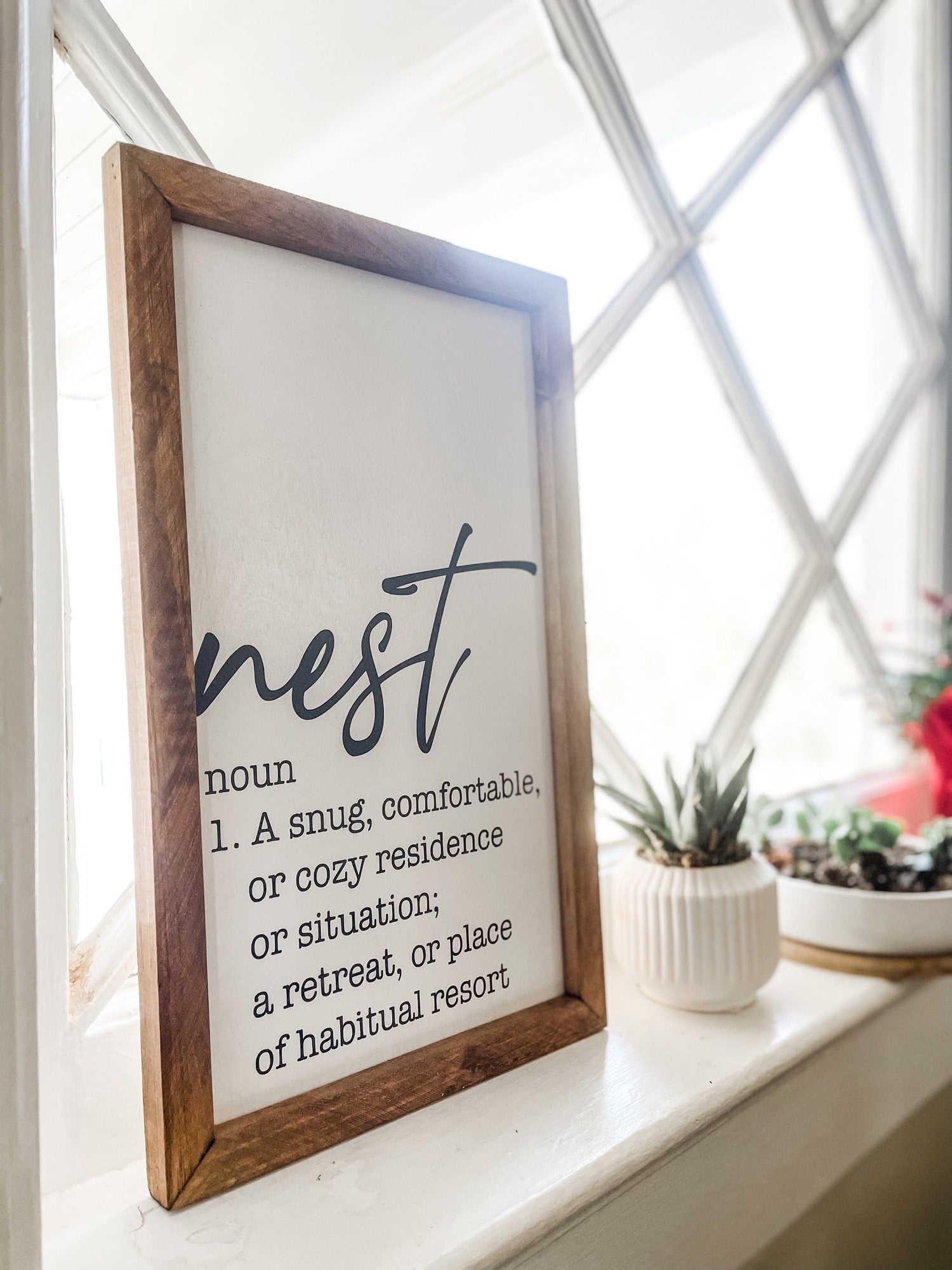 Nest definition sign.